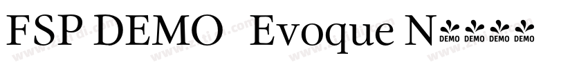 FSP DEMO   Evoque N字体转换